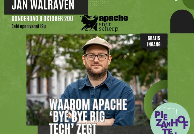 Lezing Jan Walraven: Waarom Apache 'Bye Bye Big Tech' zegt © Jan Walraven