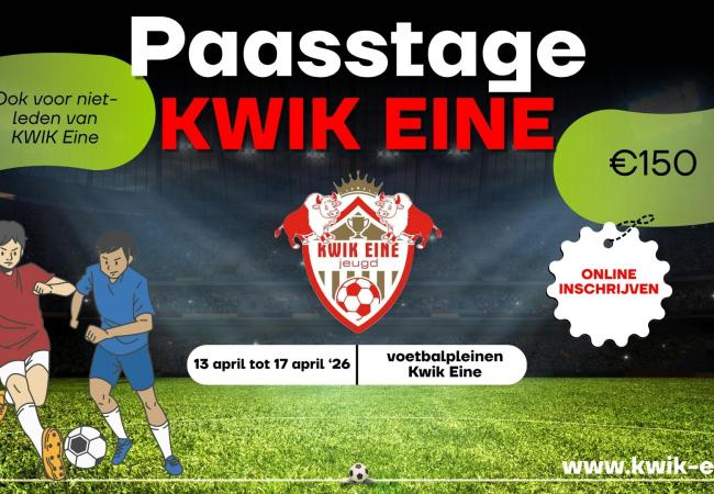 Voetbalkamp paasvakantie © Kwikeine