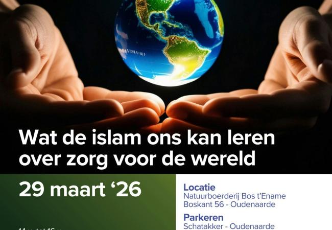 Wat de islam ons kan leren over zorg voor de wereld © wereldfront zingem