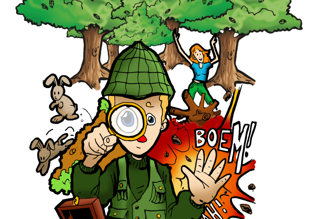 Week van het bos: bosdetectives voor families © Provincie Oost-Vlaanderen