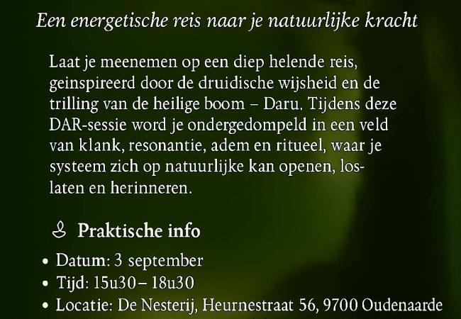 DAR- sessie © De verborgen vallei