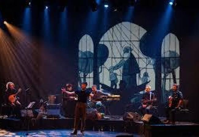 Jeroen Lenaerts, MANdolinMAN & Mathijs Bertel (Ansatz Der Maschine) - De Wolfmens © Koen Bauters