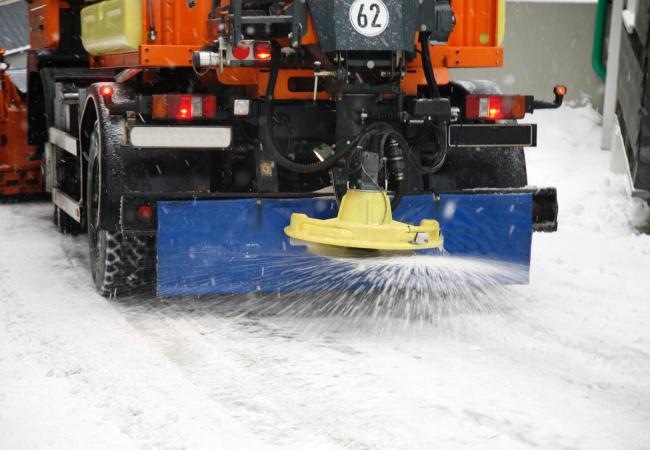 Sneeuw en ijs ruimen volgens het strooiplan