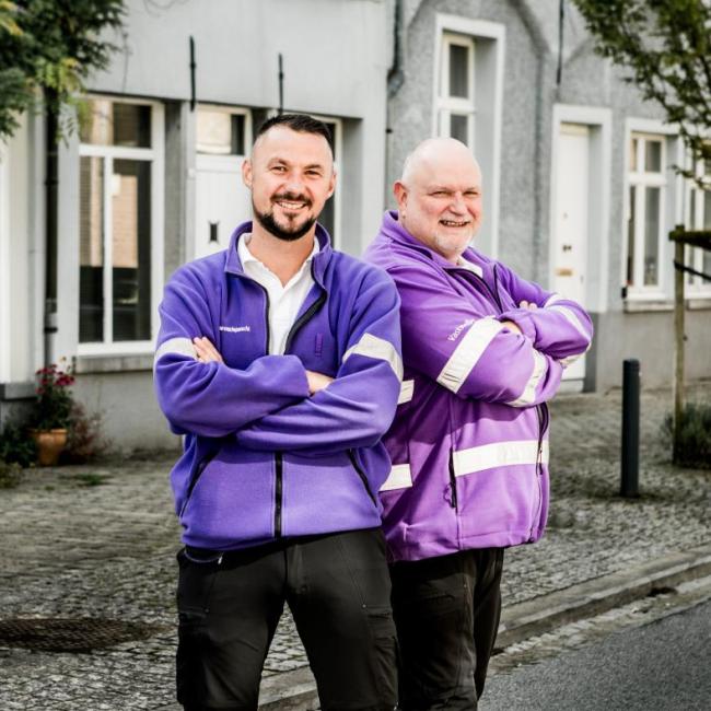 Gemeenschapswachten Timothy en Niko