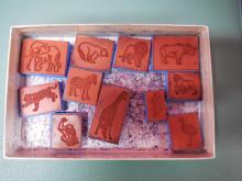 Figuurstempels: huisdieren