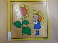 Groeipuzzel “Zonnebloem”