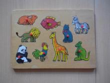Inlegpuzzel “Dieren”