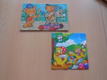 De twee dierenpuzzels