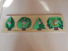 Insteekpuzzel “Bomen”