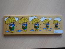 Knopinlegplank “Regen”