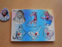 Inlegpuzzel “Dieren”