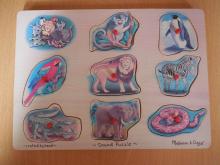 Geluidenpuzzel dieren