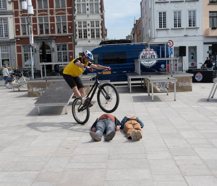 Opening fietszone: Kenny Belaey